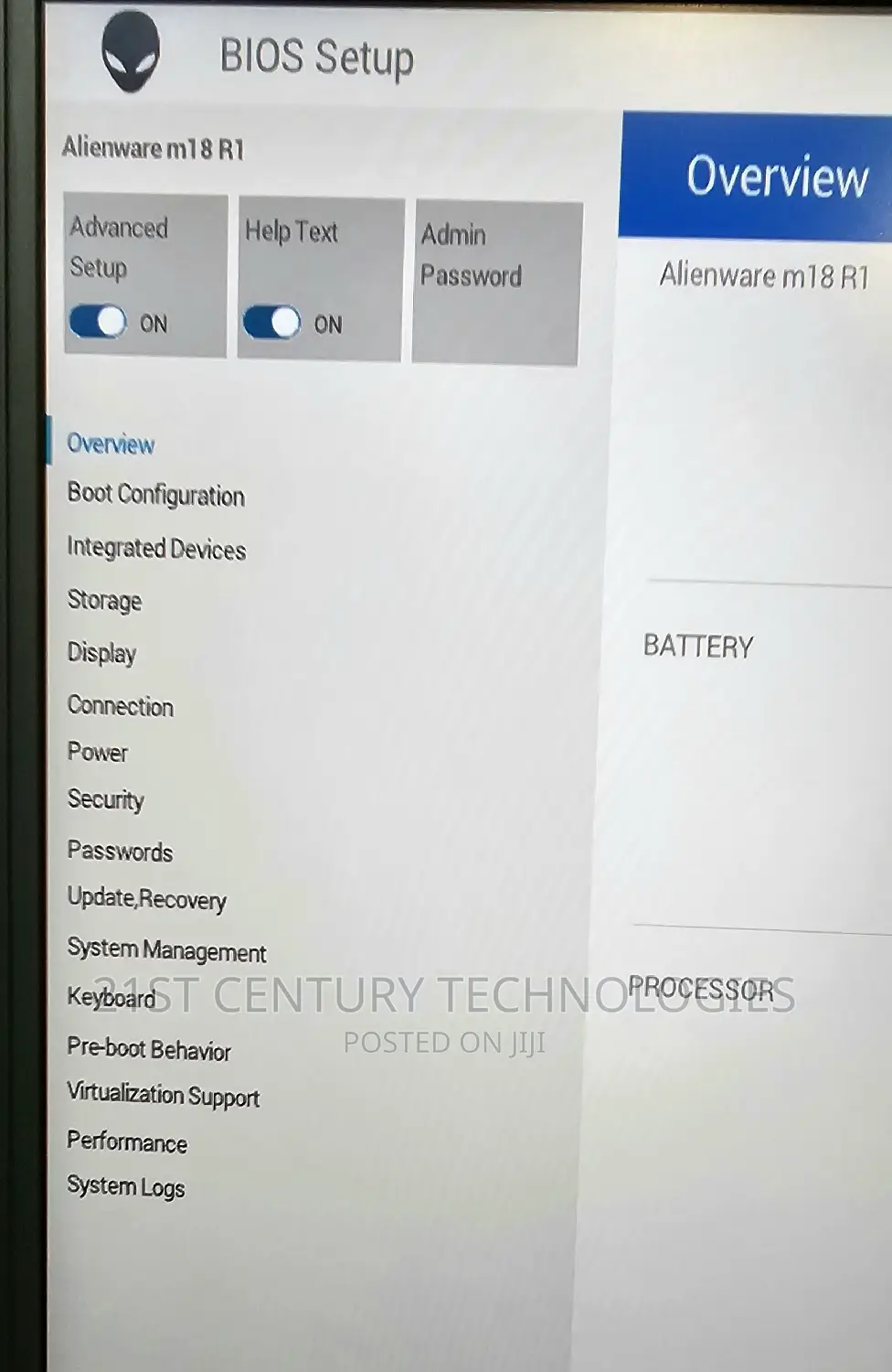 Laptop Dell Allienware M18 R1 32GB Intel Core I9 SSD 1T