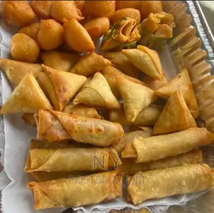 Frozen Spring Rolls And Samosas