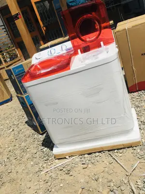 Red/White 11kg Nasco Semiautomatic Topload Washingmachine