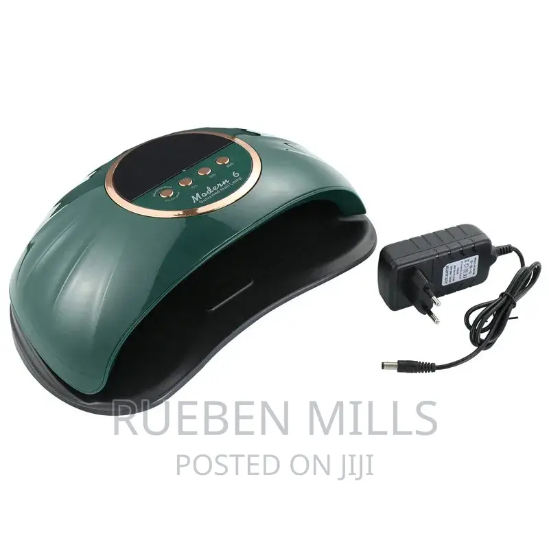 Green Modern 6 Large Space Two Hands Nails Dryer UVLED Lamp