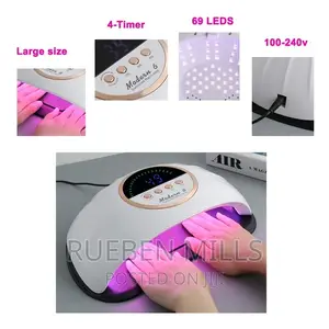 Smart Sensor Hands in Lights on Modern 6 Nail Dryer UV LED