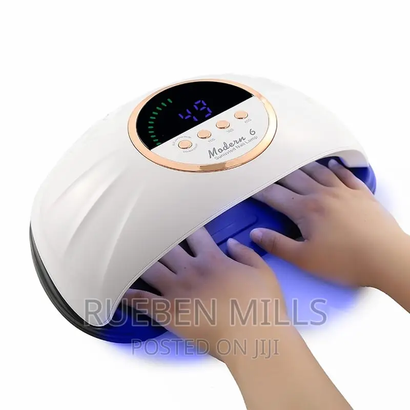 Smart Sensor Hands in Lights on Modern 6 Nail Dryer UV LED