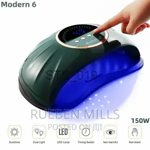 New Modern 6 UV LED Lamp Nails Dryer Machine Green