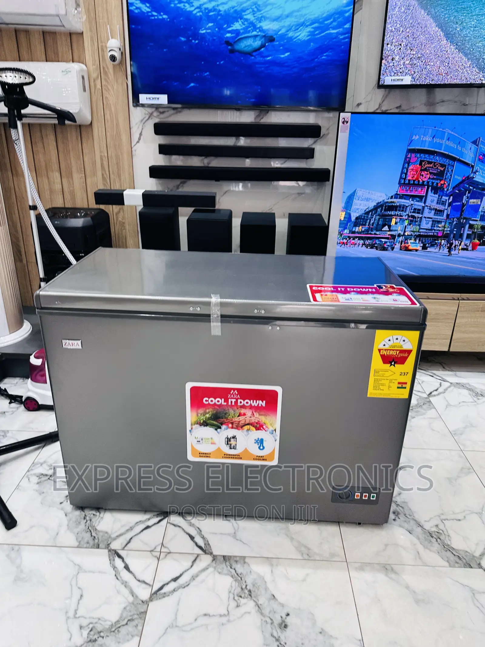 Powerful Compressor Chest Freezer Zara Single Door 354L