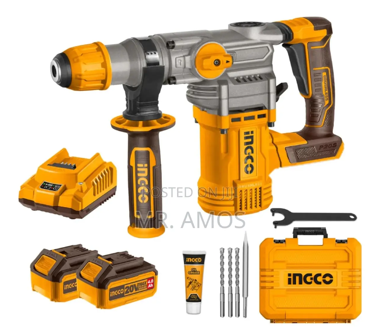 Ingco Brushless Lithium-Lon Rotary Hammer - Crhli202882