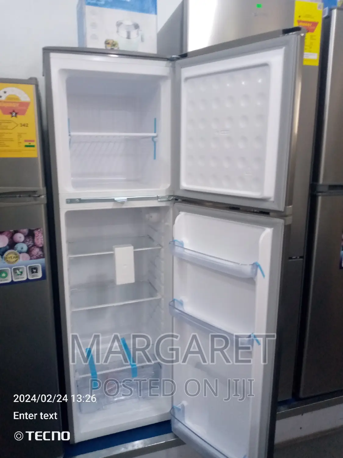 Pearl 166 Littres Double Door Fridge