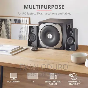 Powerful Trust 2.1 Speakers PC,Laptop,TV, Tablet Smartphone