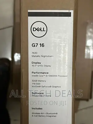 New Laptop Dell 32GB Intel Core I9 HDD 1T