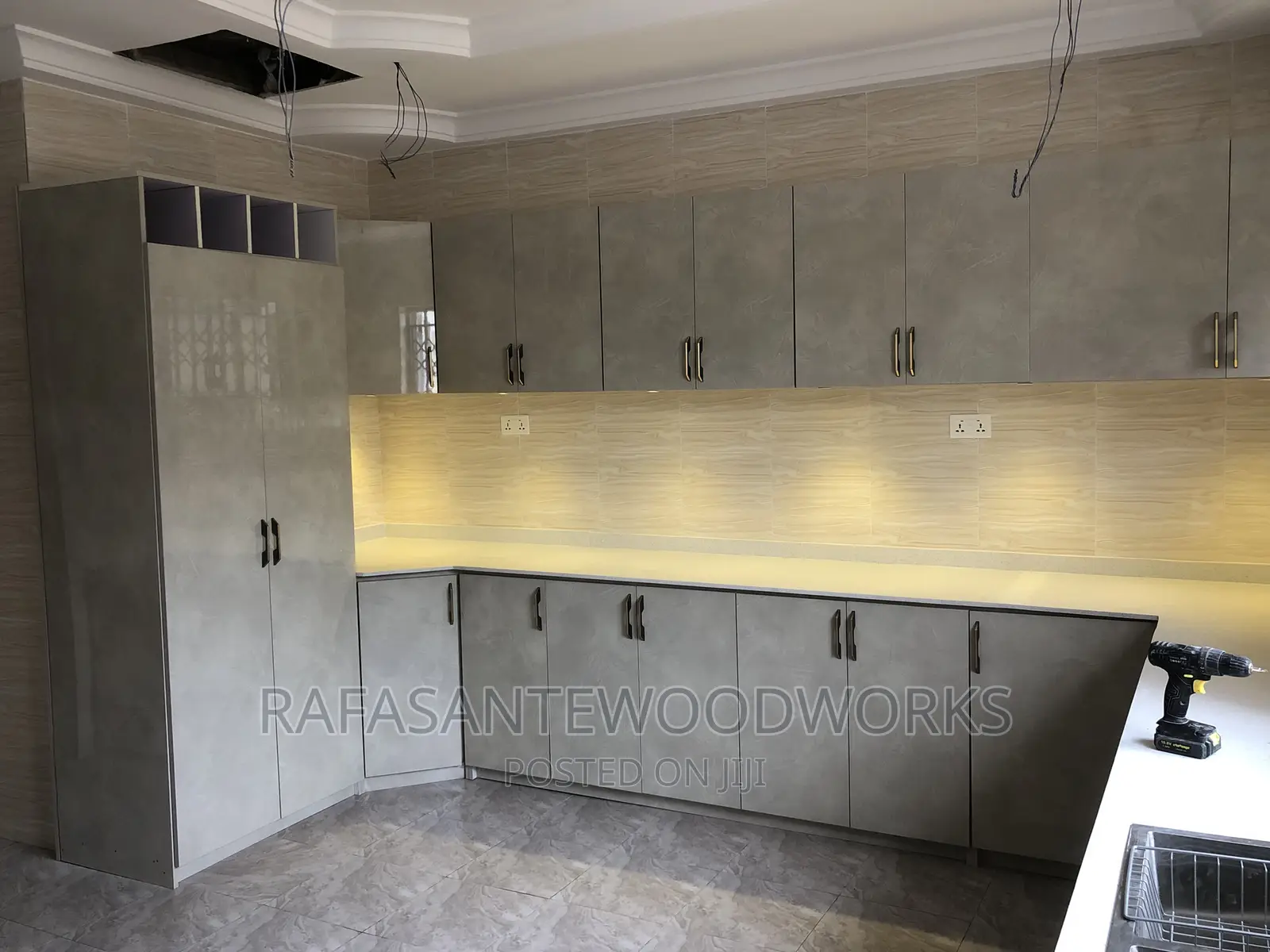 RAF Kitchen Cabinet With MDF and Laminated Plywood