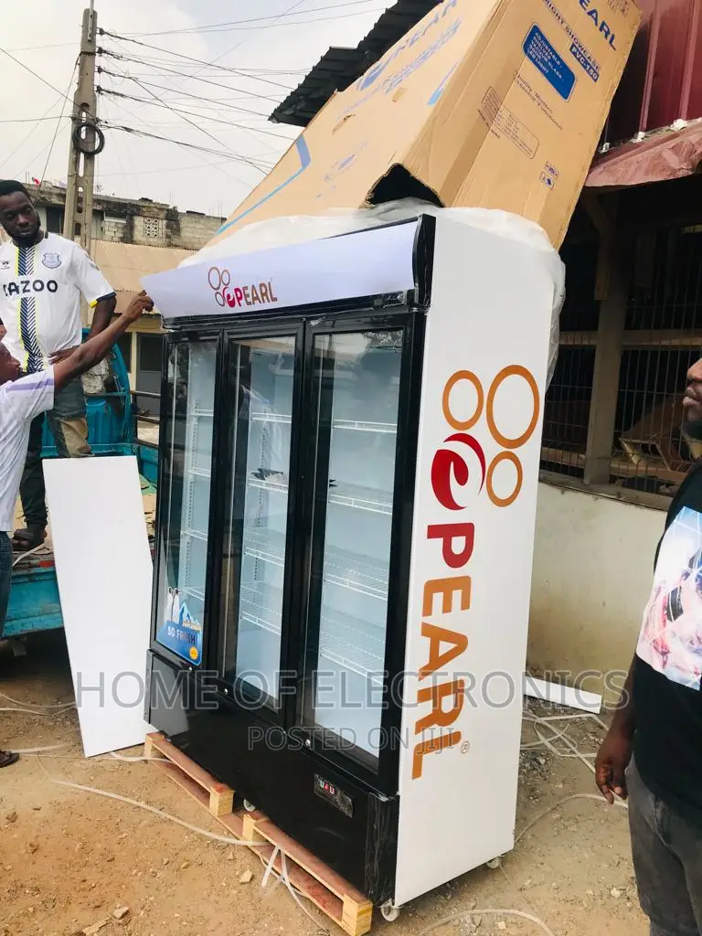 Buy Locked Pearl 950 Liters 3 Doors Display Fridge PVC-150