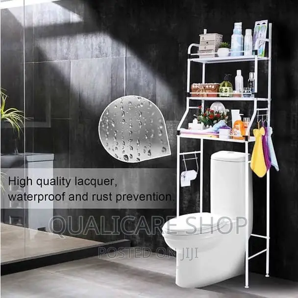 3 Tier Toilet Rack (With Black Strip)