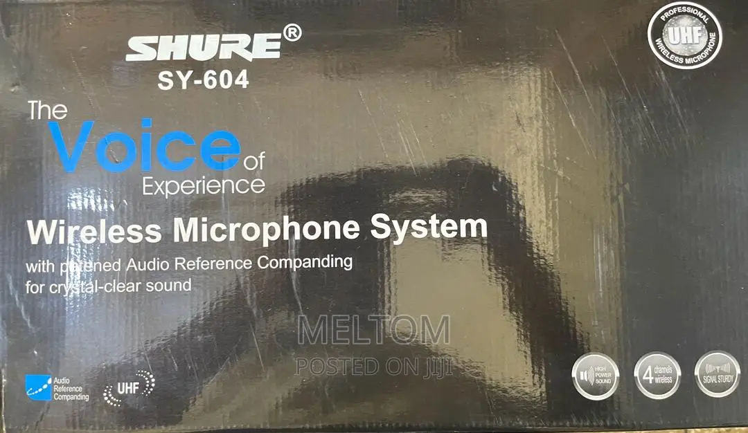 Shure Sy-604 4in1 Wireless Head Microphone (4head Mics)