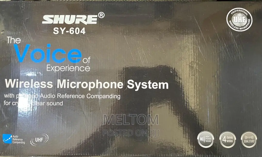 Shure Sy-604 4in1 Wireless Head Microphone (4head Mics)