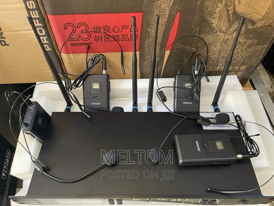 Shure Sy-604 4in1 Wireless Head Microphone (4head Mics)