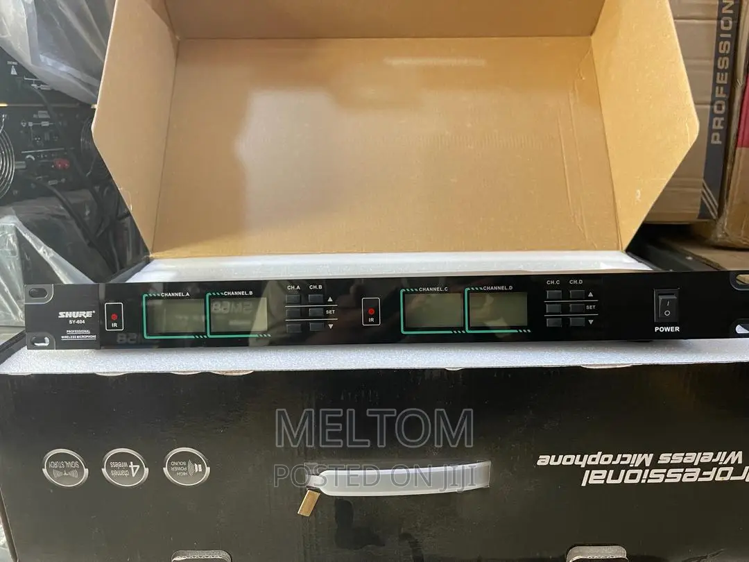 Shure Sy-604 4in1 Wireless Head Microphone (4head Mics)