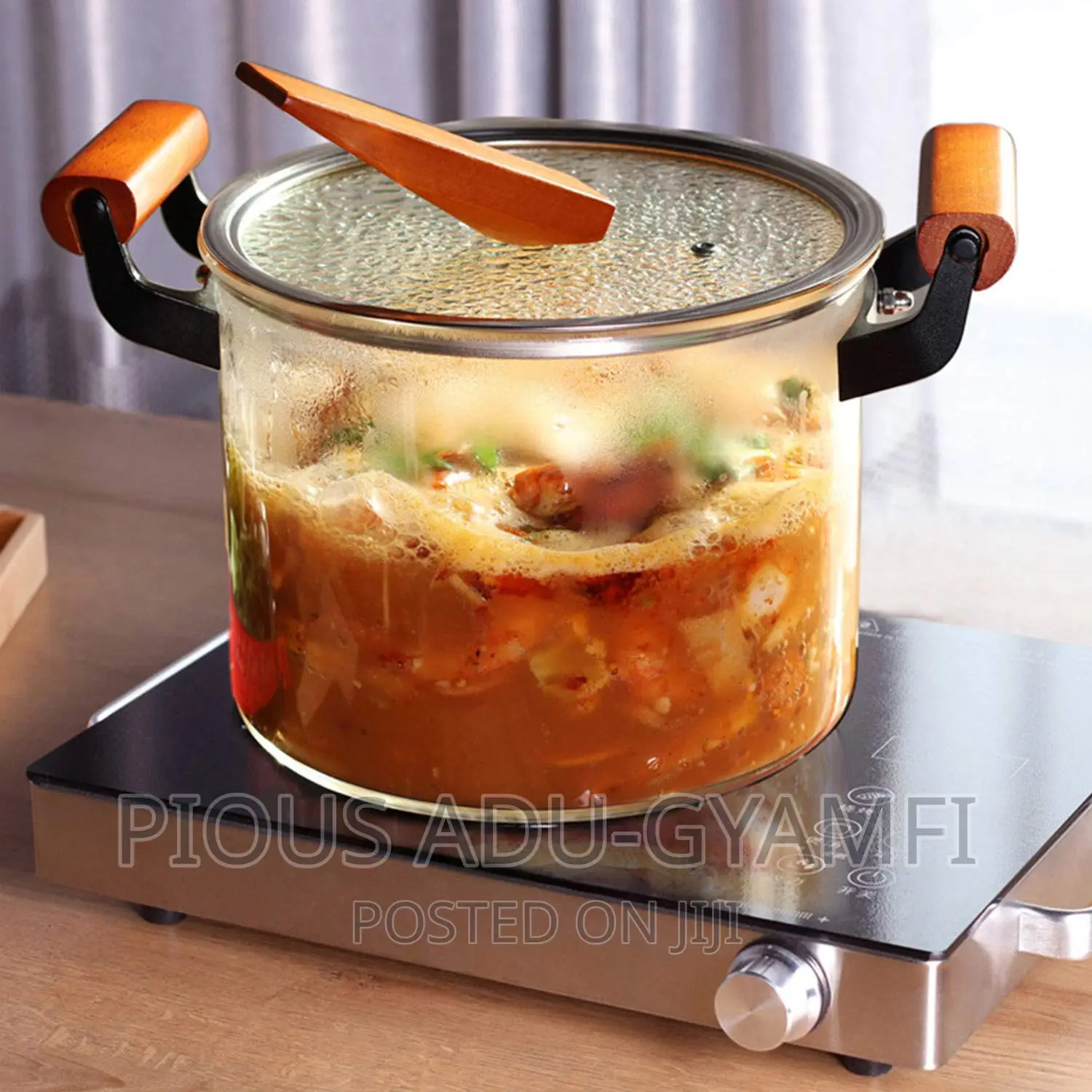 Glass Cooking Pot