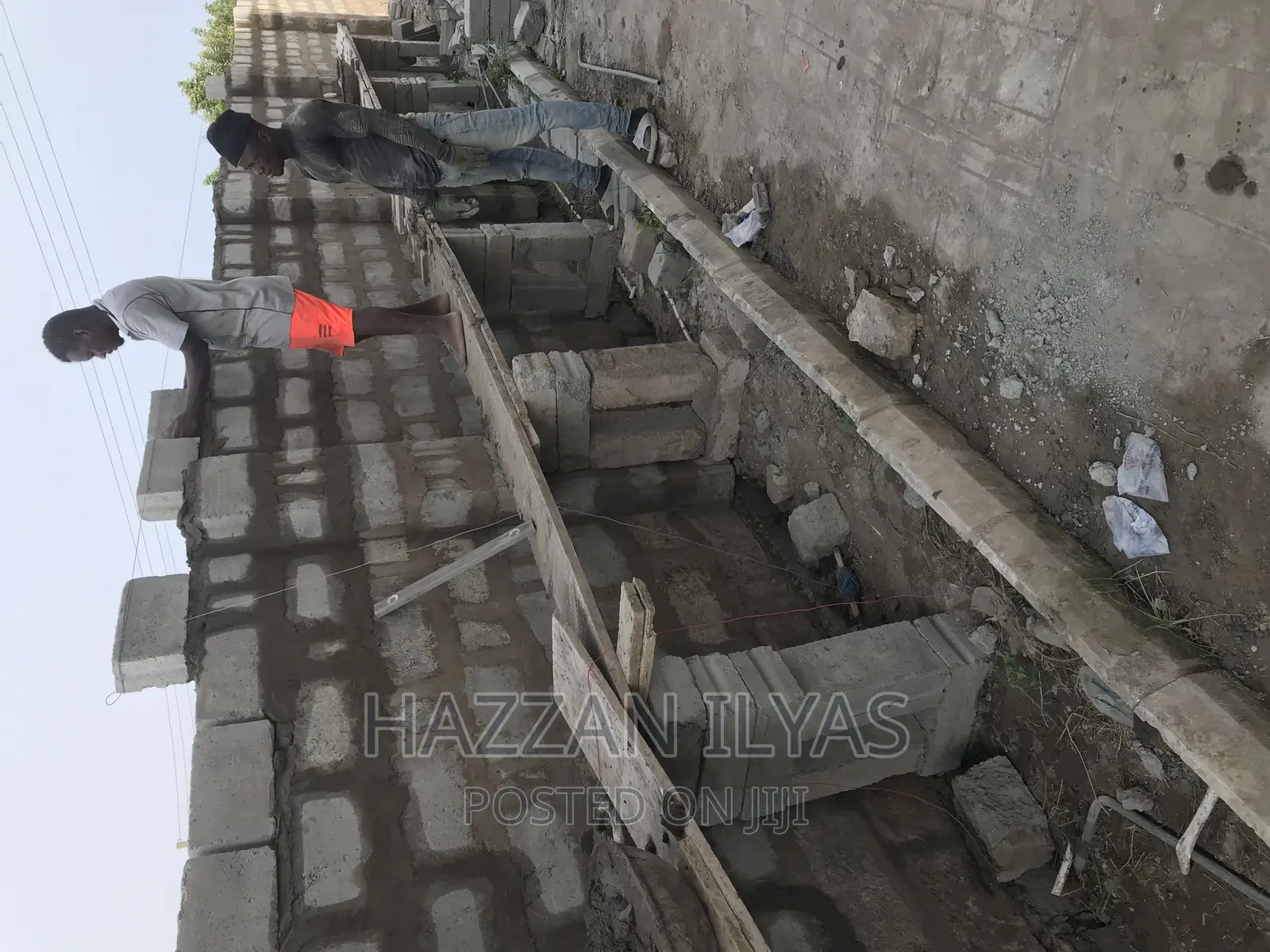 Reinforce Fence Wall, Blocks Laying