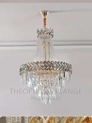 Luxury Soft Chandelier Lightening Modern Living Room