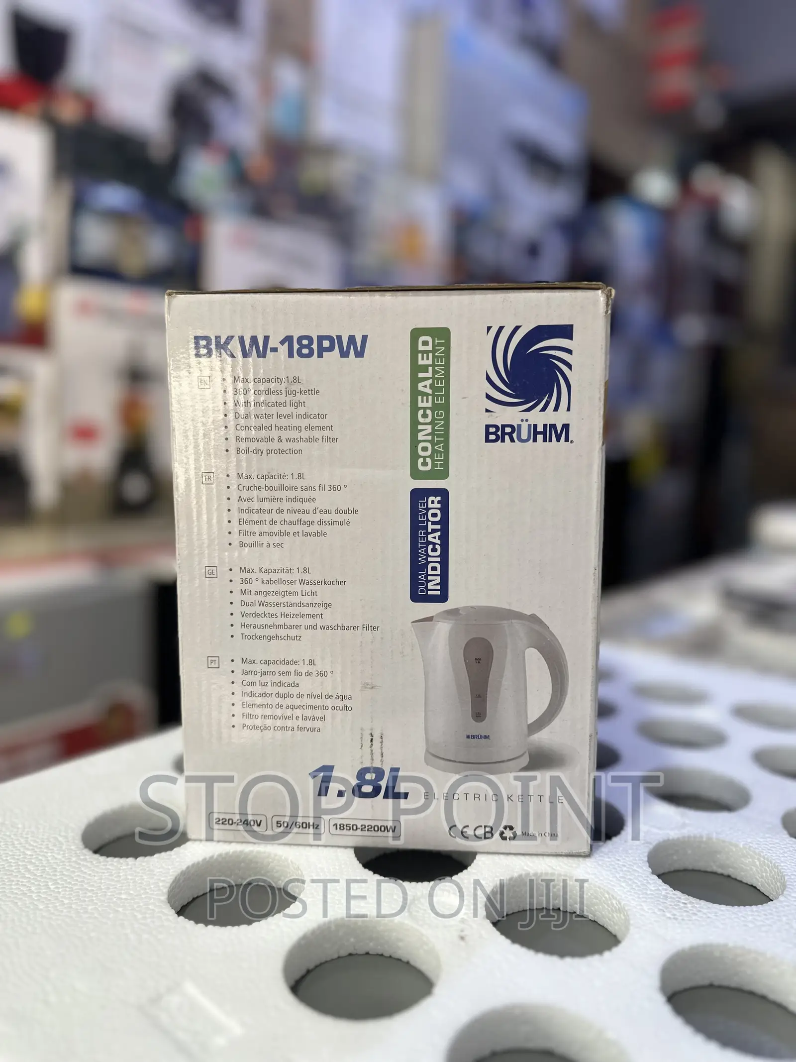 Bruhm 1.8ltr Kettle