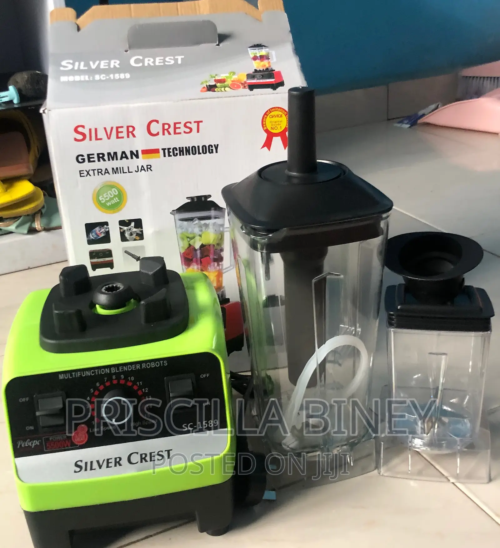 2in1 Sliver Crest Blender