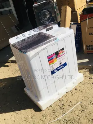 Electric 12kg Washingmachine Topload Semiautomatic Pearl