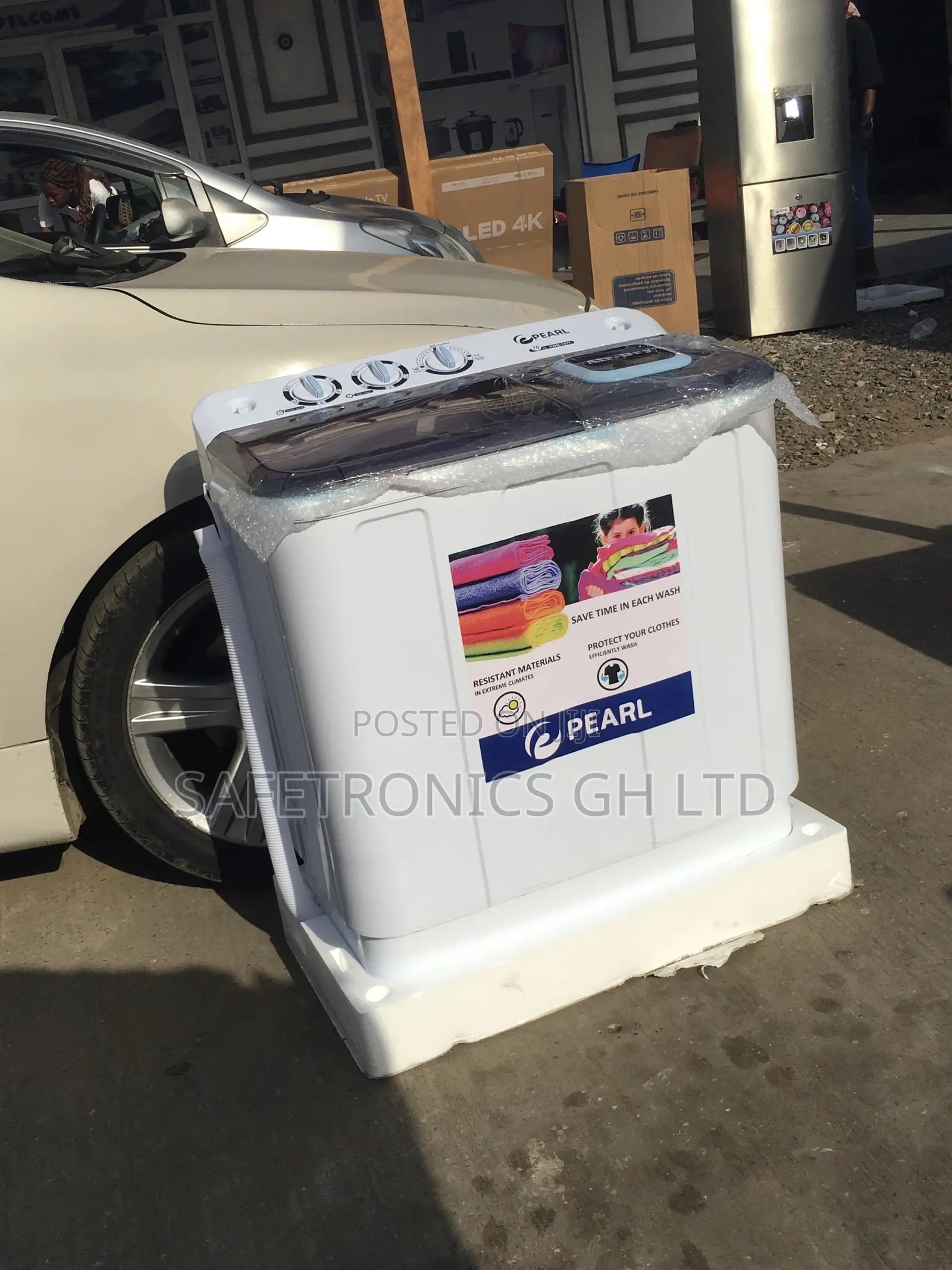 Electric Pearl 7kg Washingmachine Topload Semiautomatic