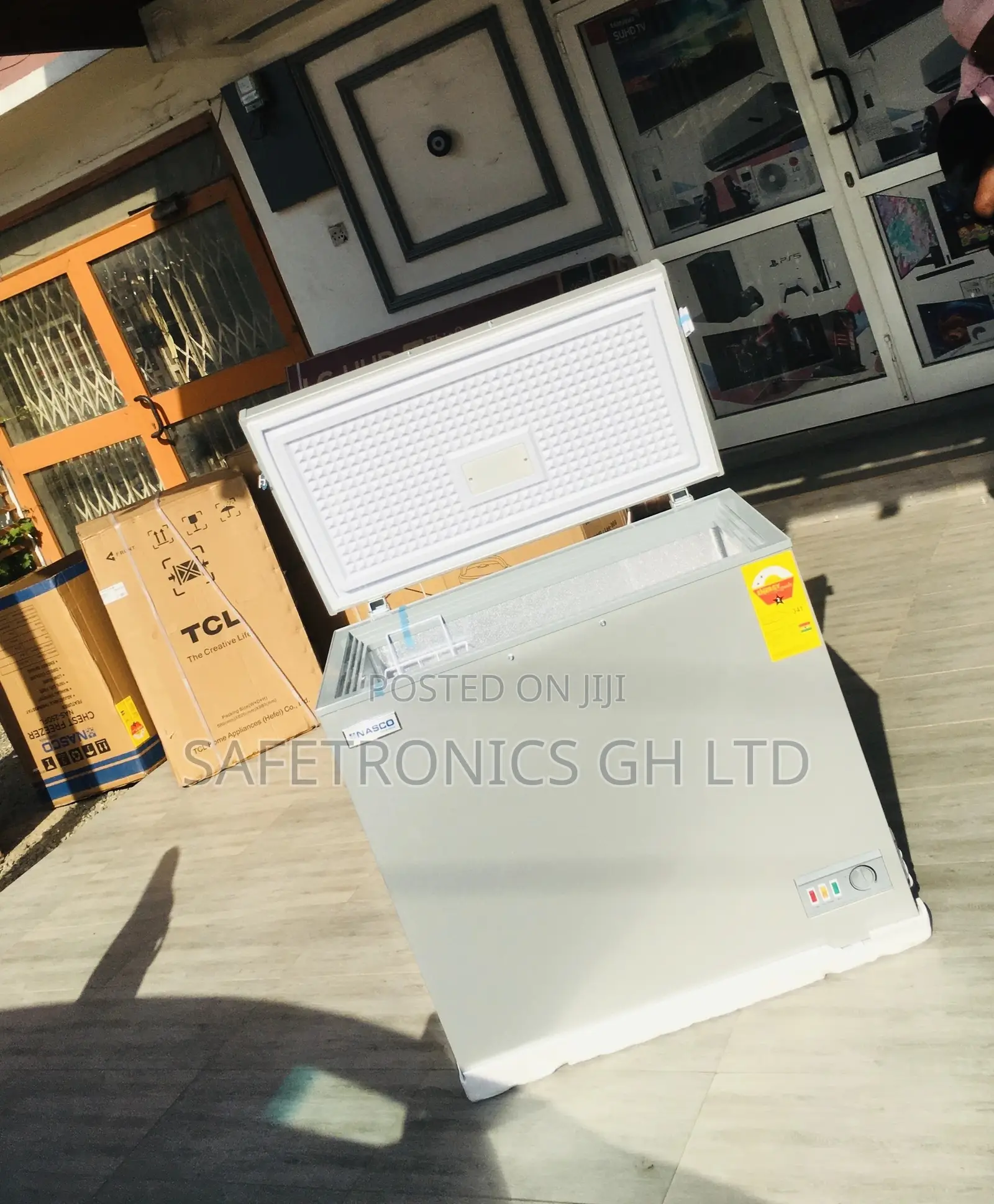 Electric Chestfreezer Nasco Nas-250 Singledoor 200 Liters