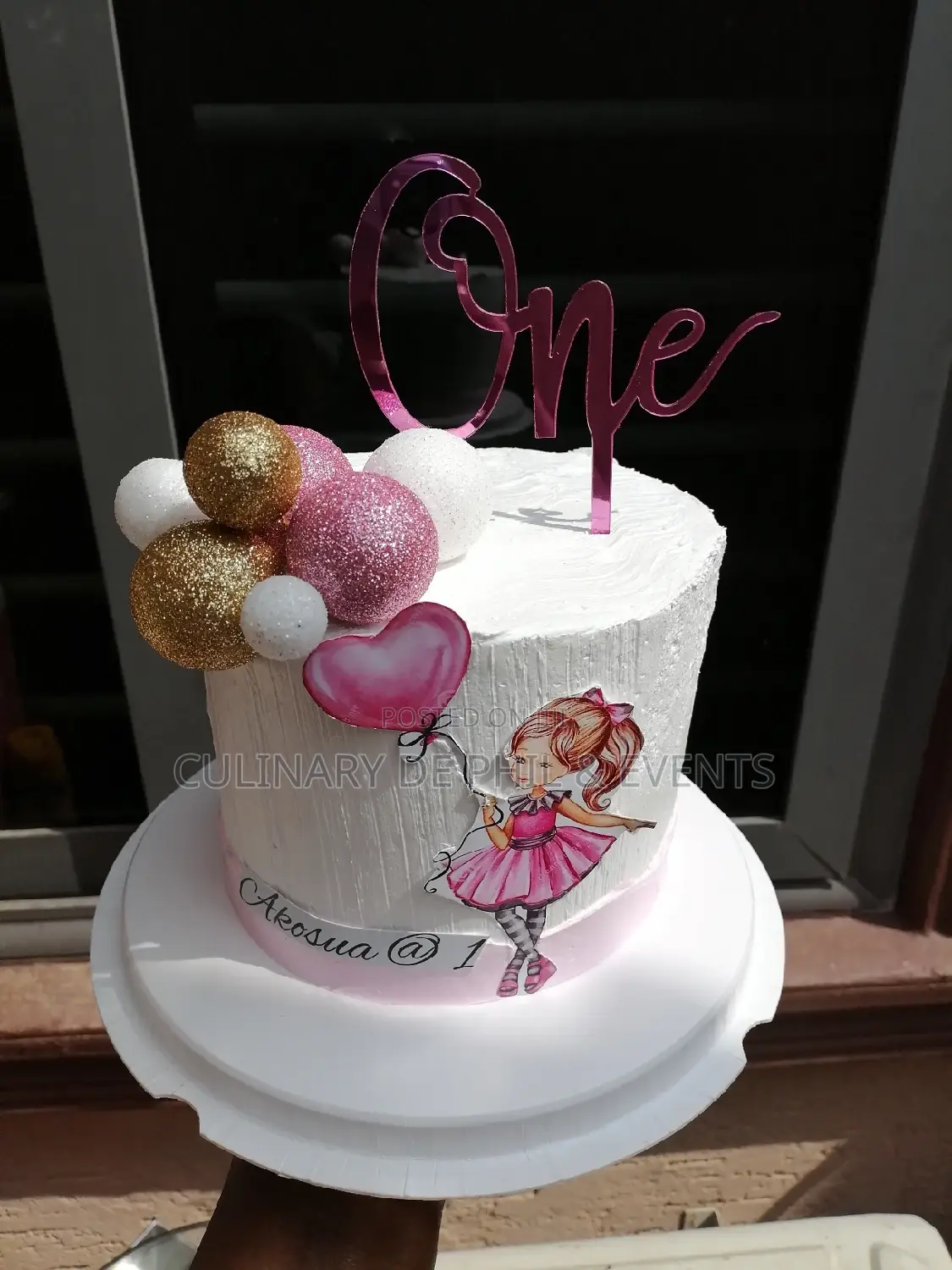 Girly Theme Cake