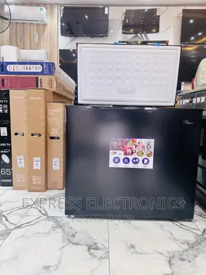 Black Design Rainbow Chest Freezer Single Door