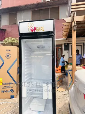Quality Sleek White PVC 424-2b. —400L. —Fridge