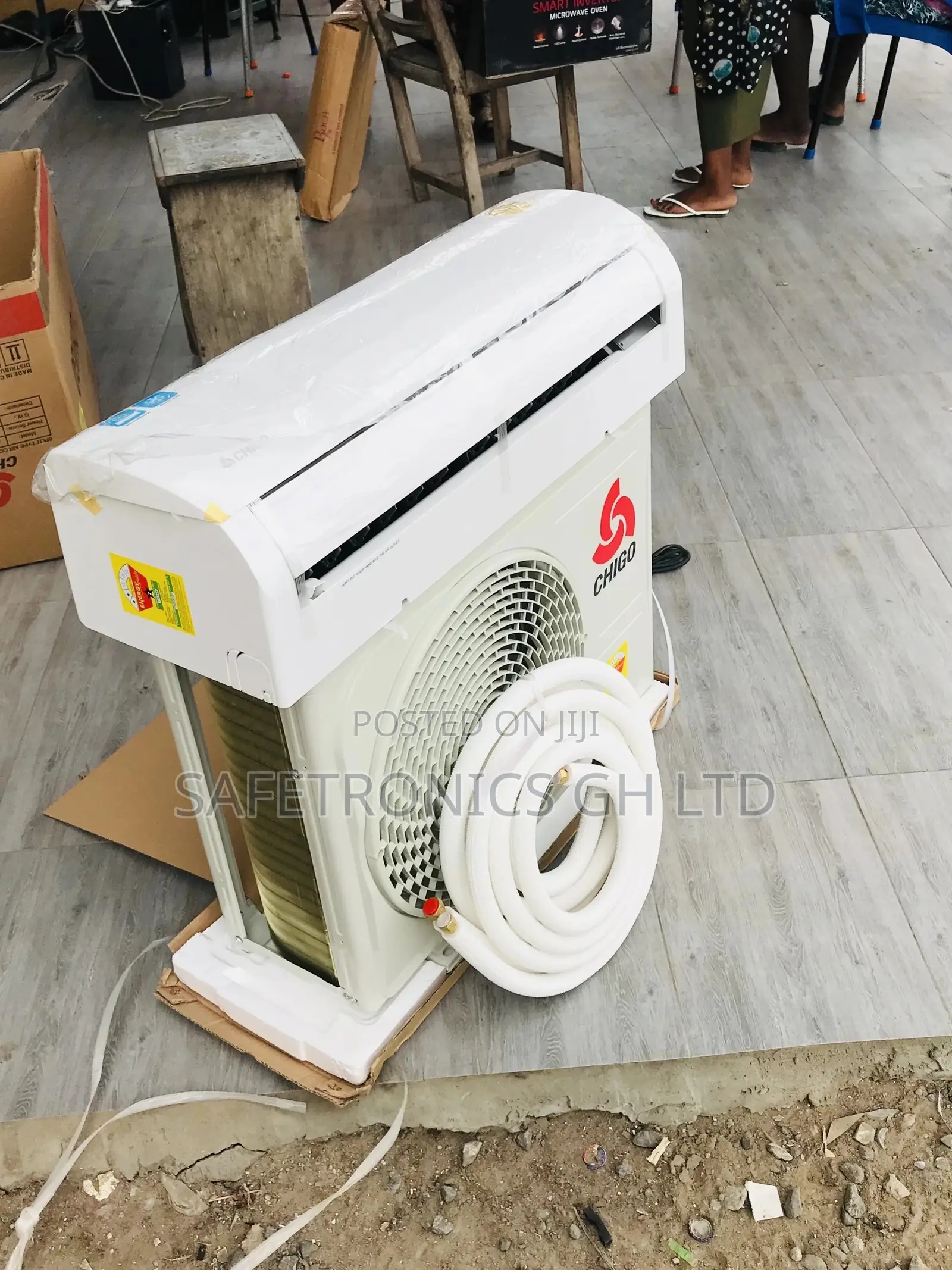 2.5hp Split R410 Chigo White Electric Gas Airconditioner