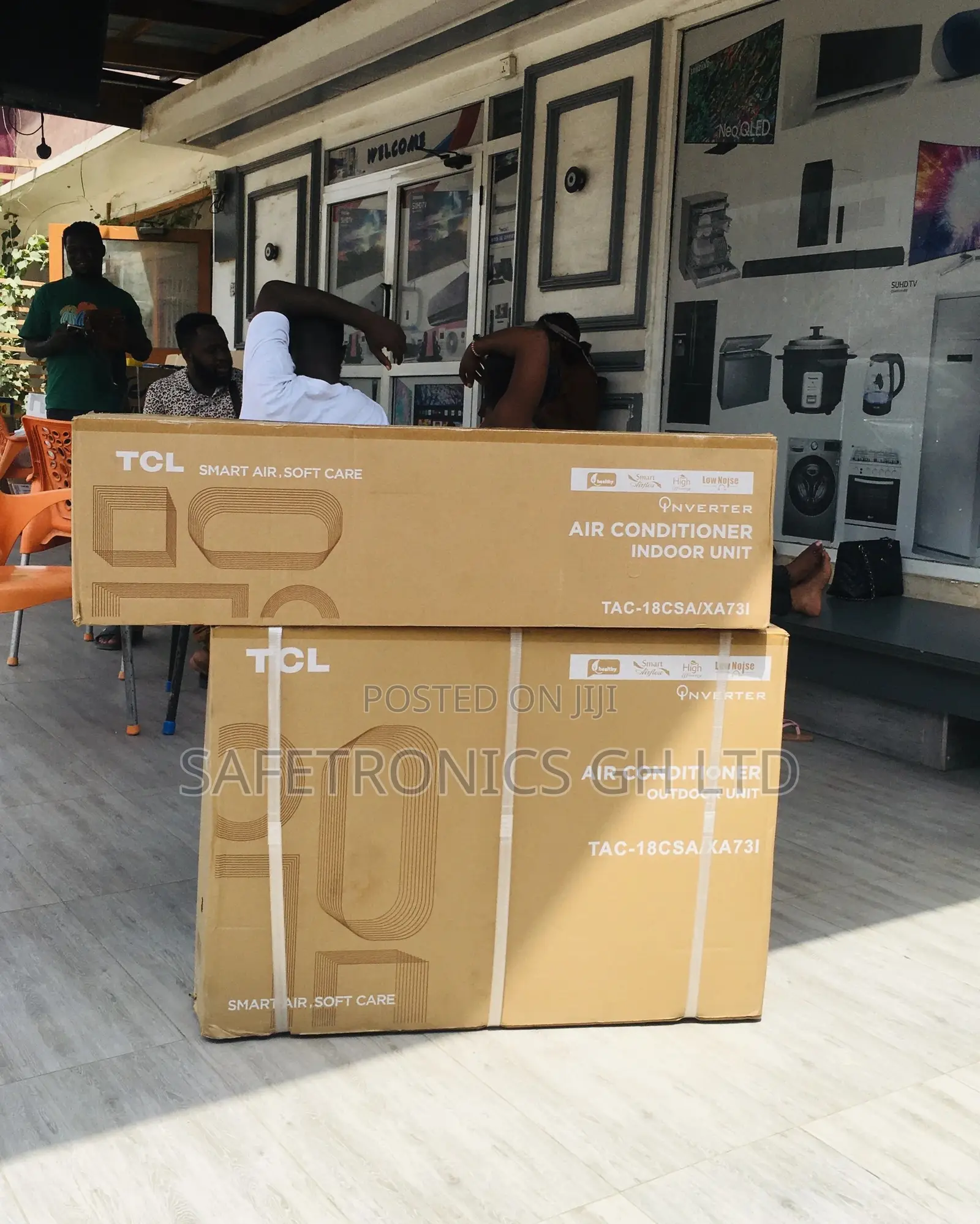Electric TCL 2.5hp Split R410 Gas Airconditioner White