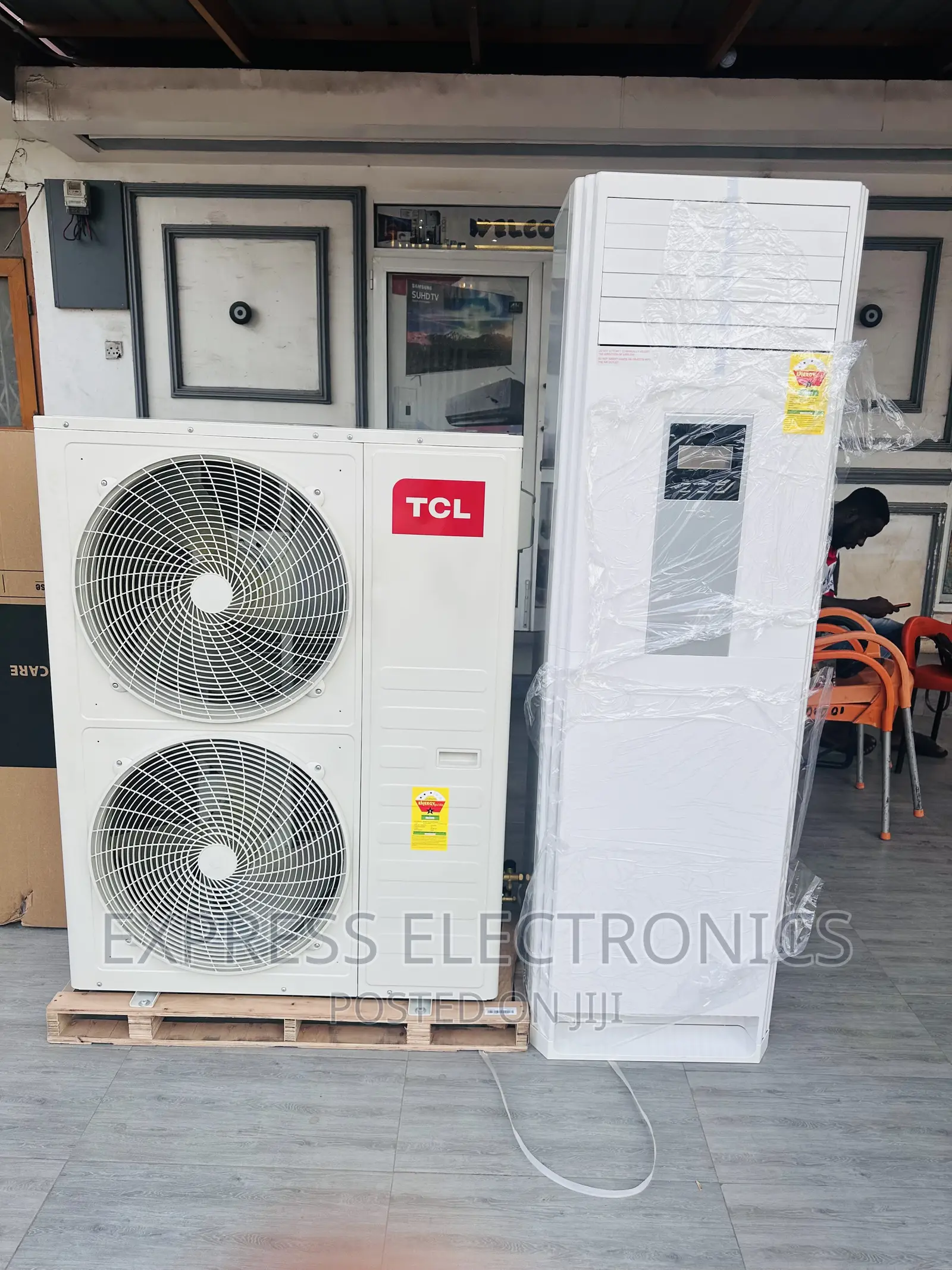 Eco Friendly Refrigerator Split R410 Gas TCL 5hp AC Floor