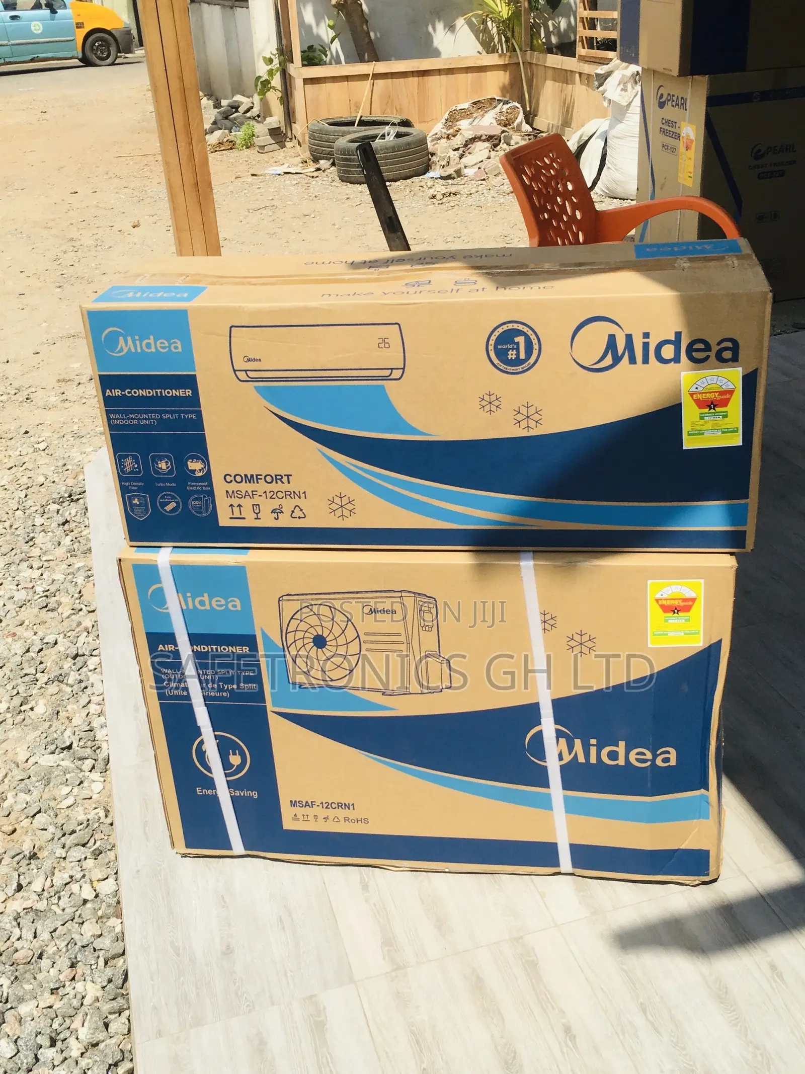 Midea Inverter 1.5hp Split R410 Gas White Airconditioner
