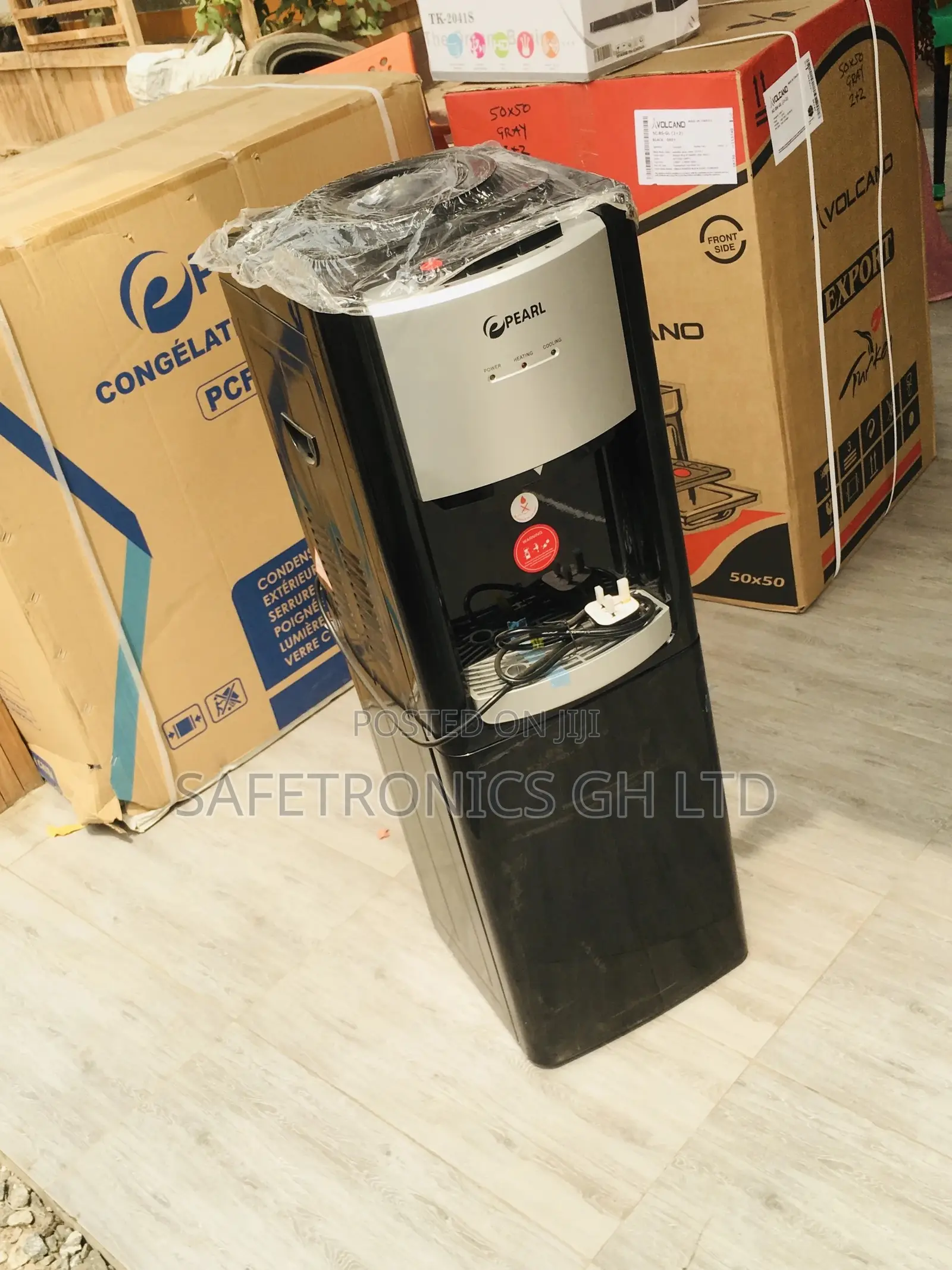 PWD-2008 Electric Pearl Water Dispenser Hot/Cold Black