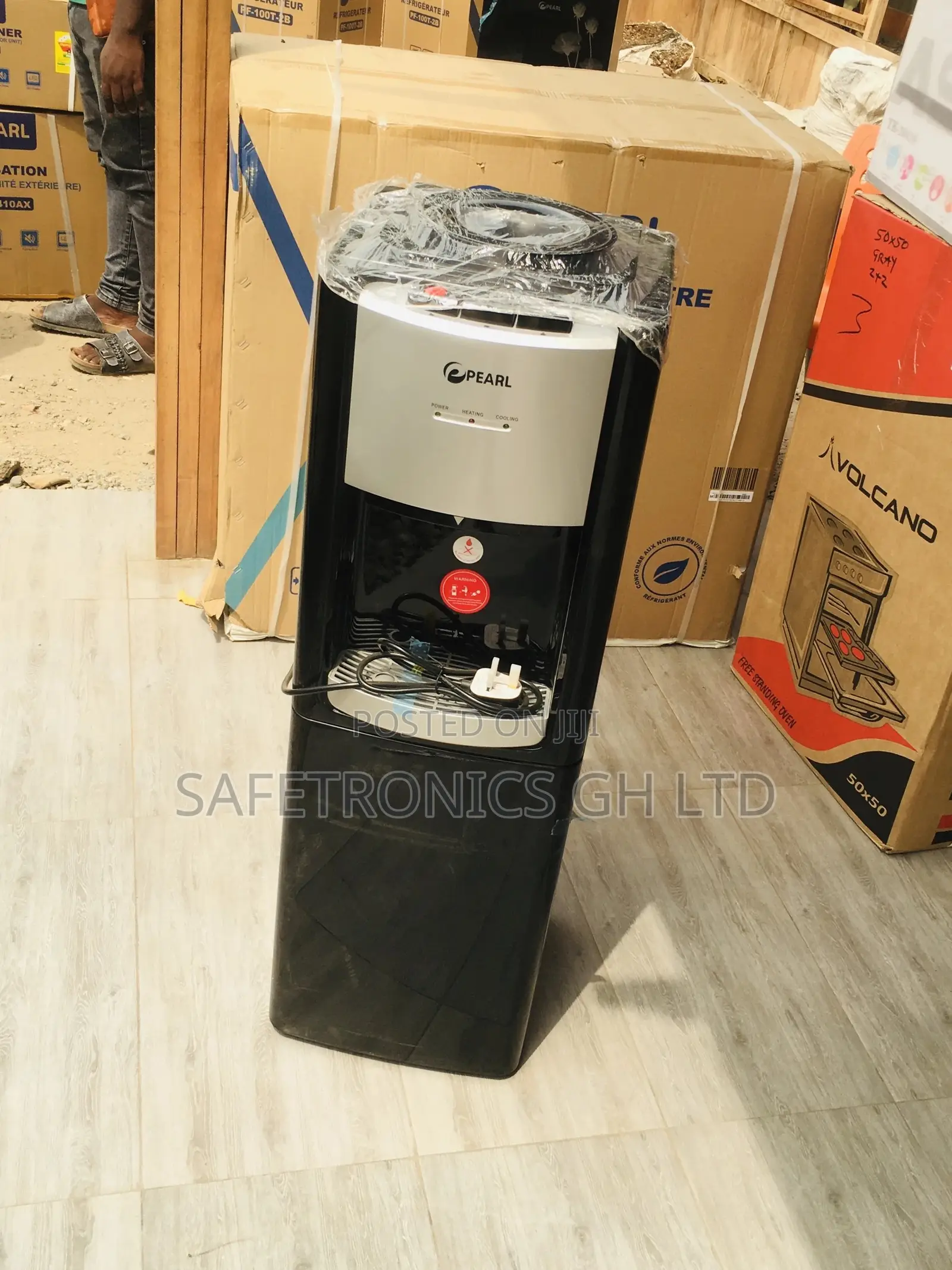 Black Electric PWD-2008 Pearl Water Dispenser Hot/Cold