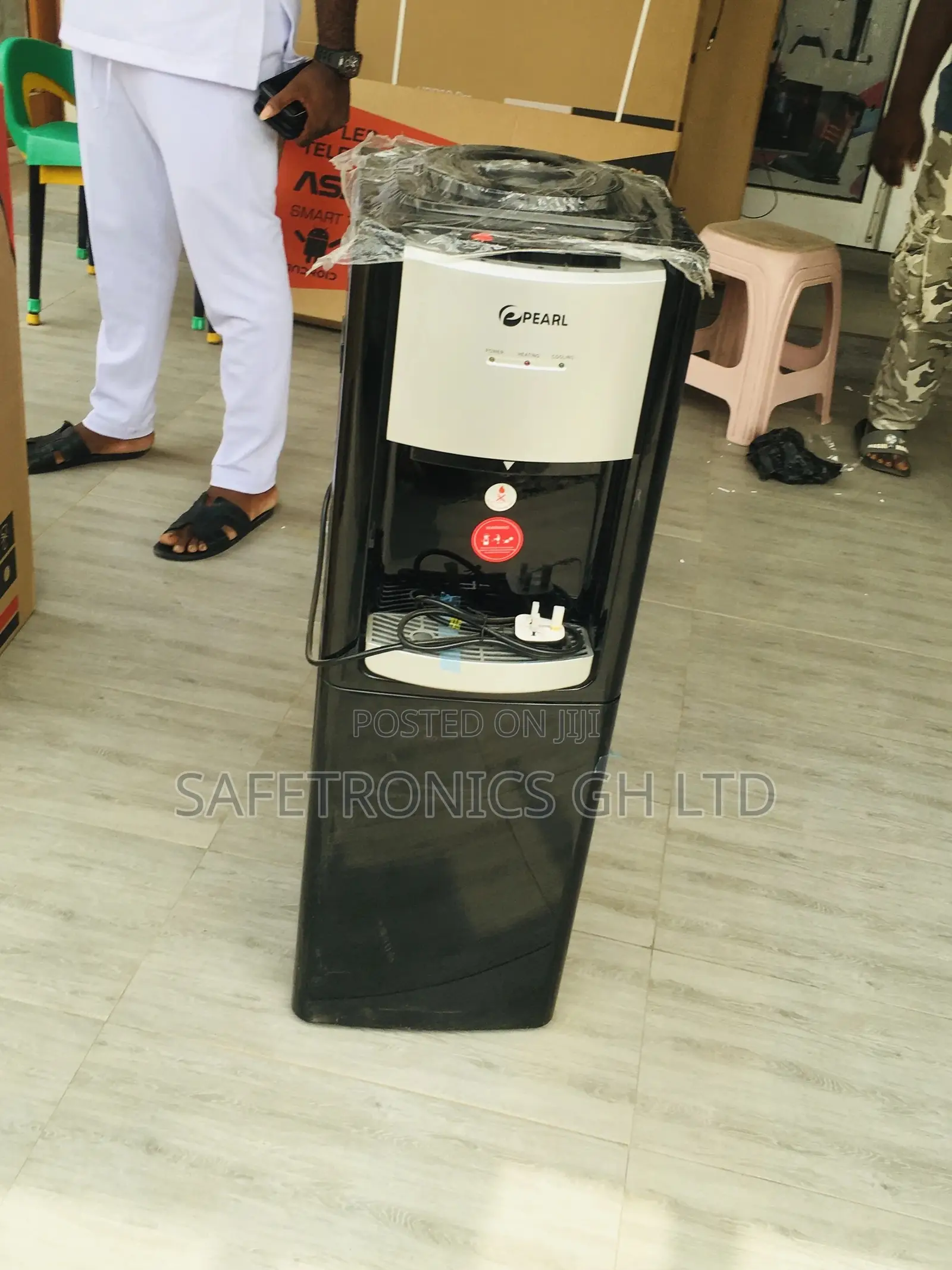 Hot/Cold Pearl Water Dispenser Black PWD-2008 Electric