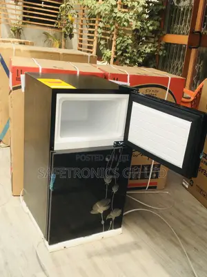 Topfreezer Doubledoor Pearl Black Glass PF-10T Fridge