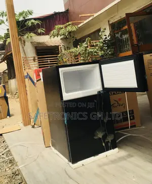 Black PF-10T Doubledoor Topfreezer Glass Pearl Fridge