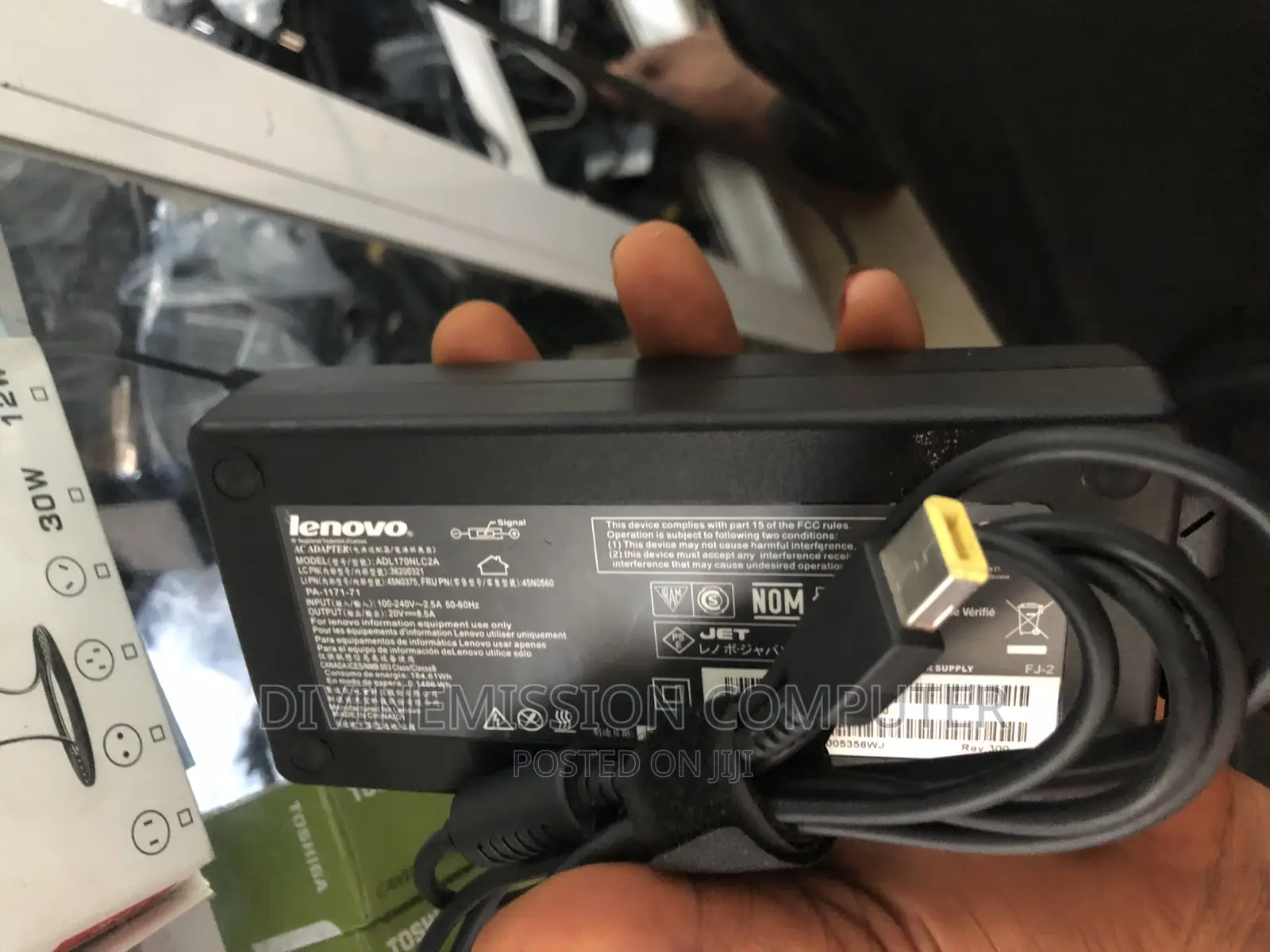 Original Lenovo Usb Charger .20v,8.5A. 170W