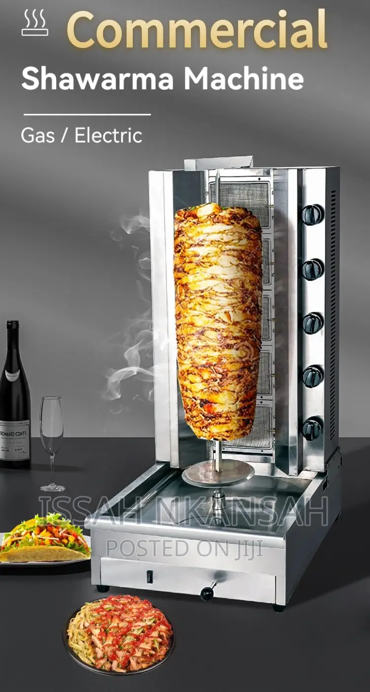 5 Knot Big Size Gas Shawarmer Machine