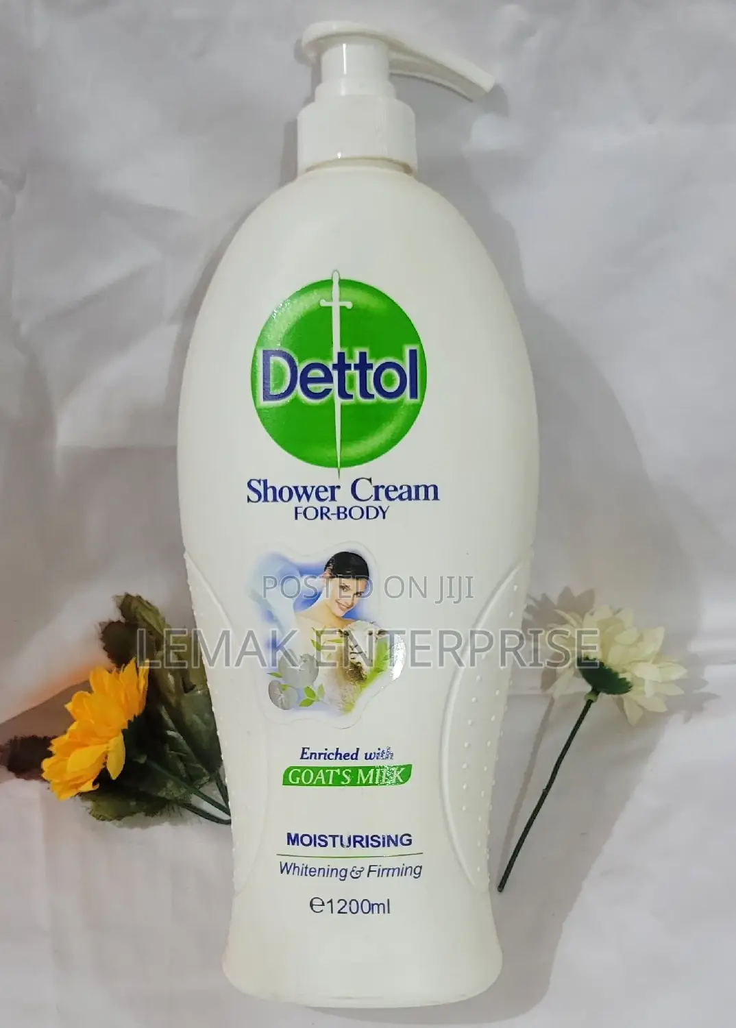 Genuine Dettol Shower Cream for Body 1.2liters