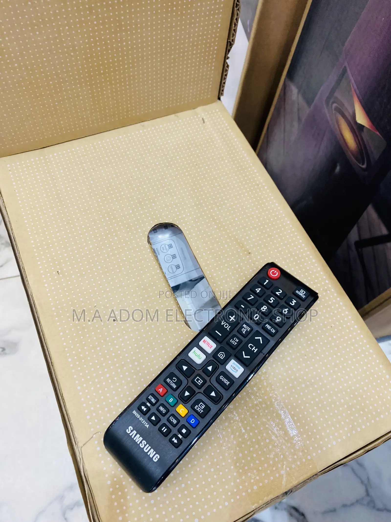 Long Lasting Samsung, Black Remote Control.