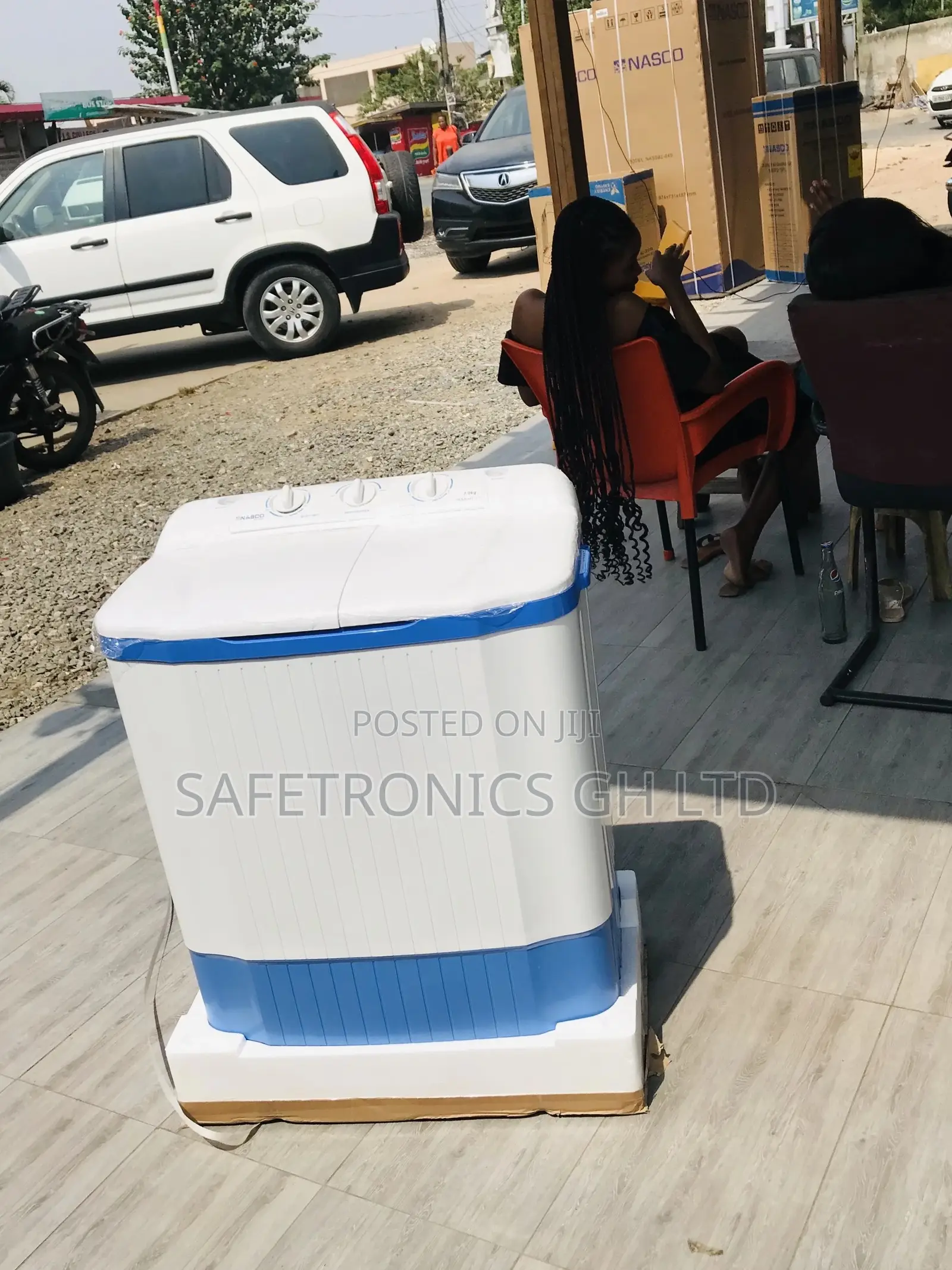 Electric 7kg Washingmachine Topload Semiautomatic Nasco