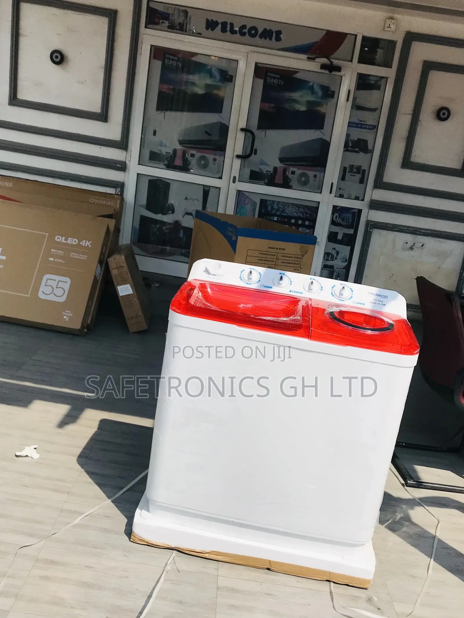 Twintib Washingmachine Semiautomatic 11kg Topload Nasco