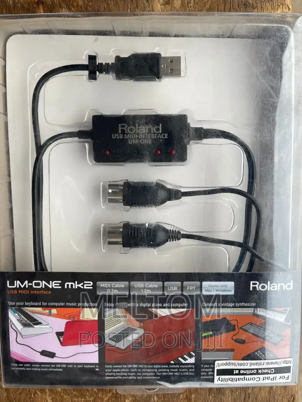 美品 MIDIインターフェース ローランド UM 880 EDIROLパッチャー