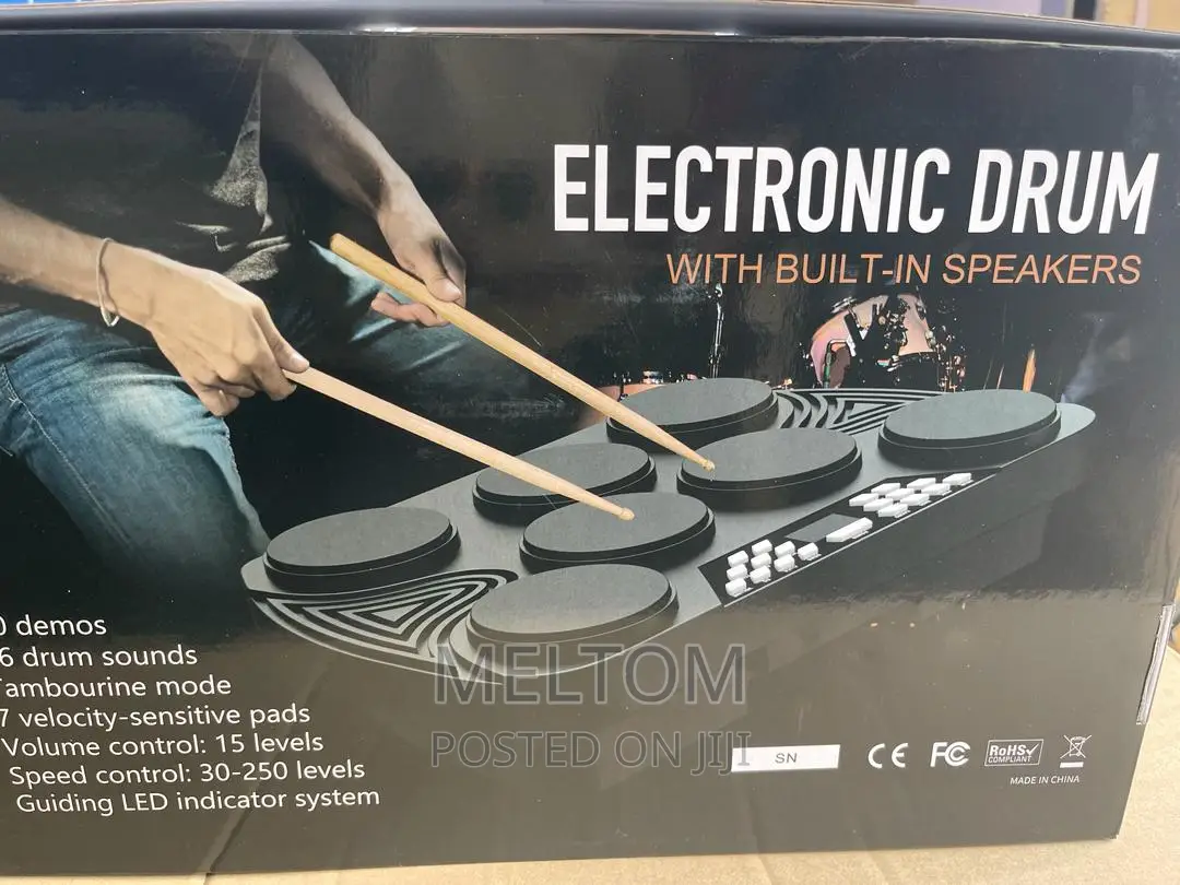 Electric Drum (7-Piece With Bluetooth Connectivity)