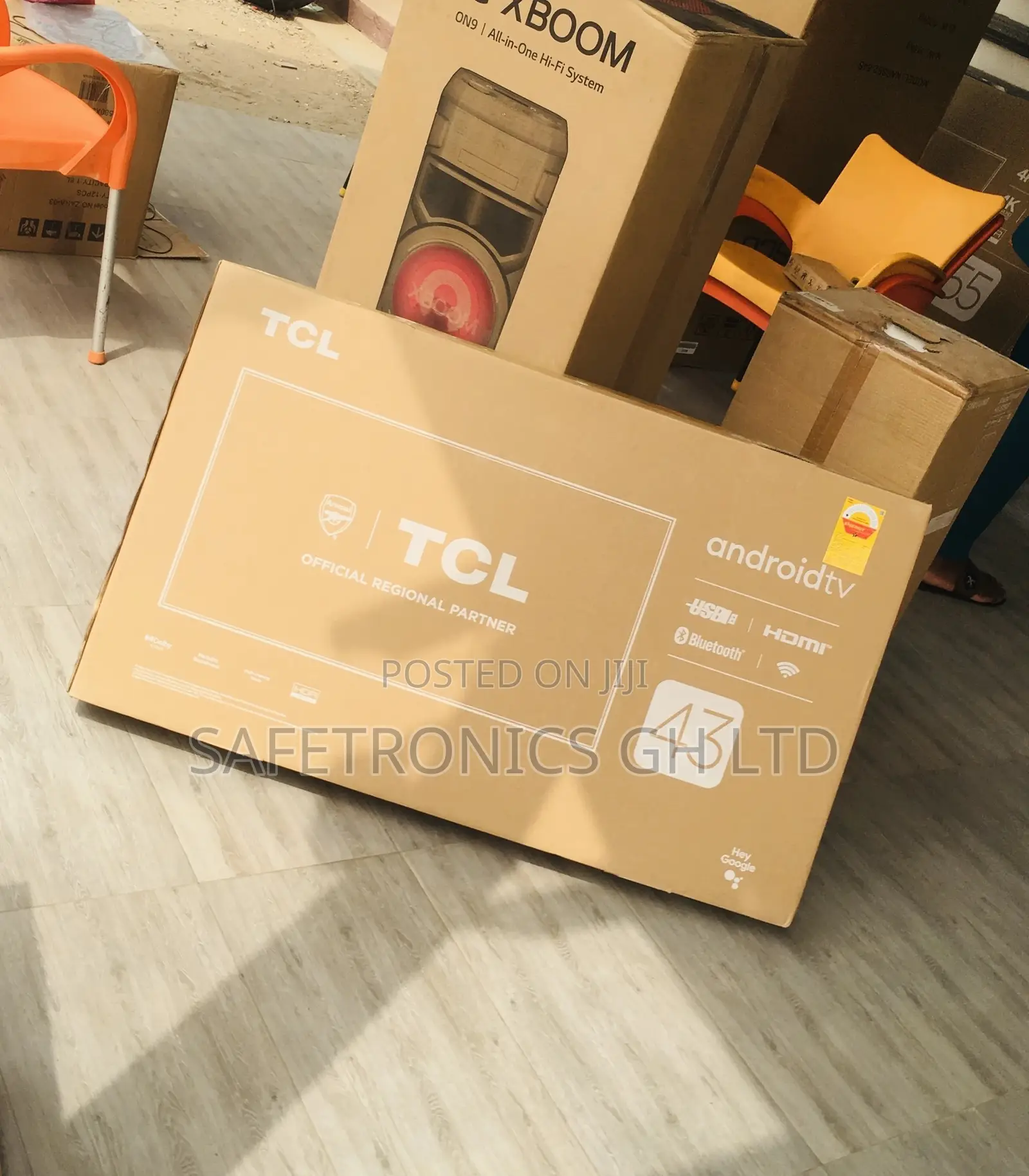Smart P635 TCL Electric Black 43 Inches Glossy Led Tv