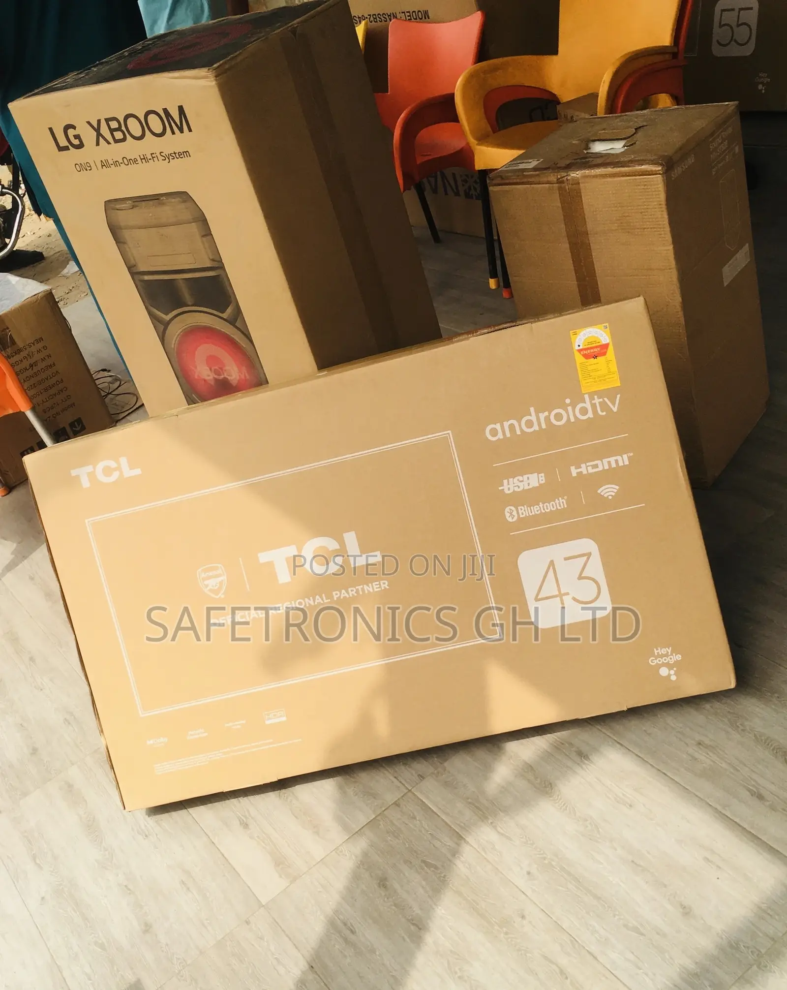 43 Inches Glossy Led Black TCL Electric Smart P635 Tv