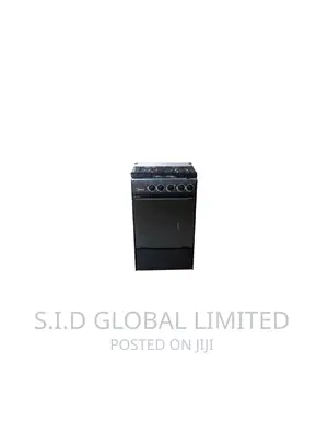 Midea 4 Burner Gas Cooker Black Mirror Grill